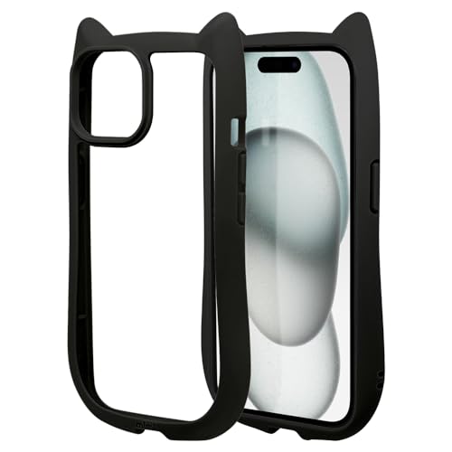 Bratz Jade 猫耳 iPhoneケース ブラック Bratz Jade 猫耳デザイン iPhone15ケース ブラック